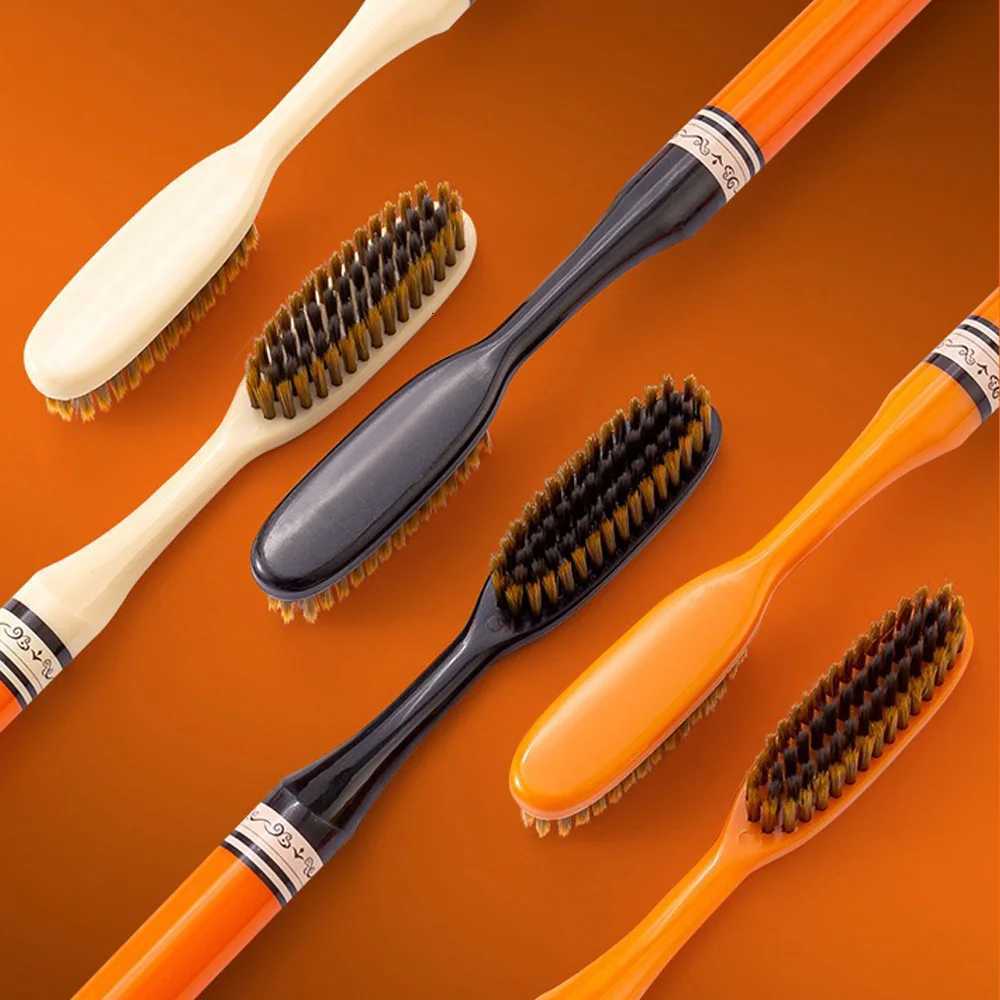 Premium 6-Piece Orange Luxury Toothbrush Set | Extended Head for Deep Clean | Soft Bristle Oral Care for AdultsT260306