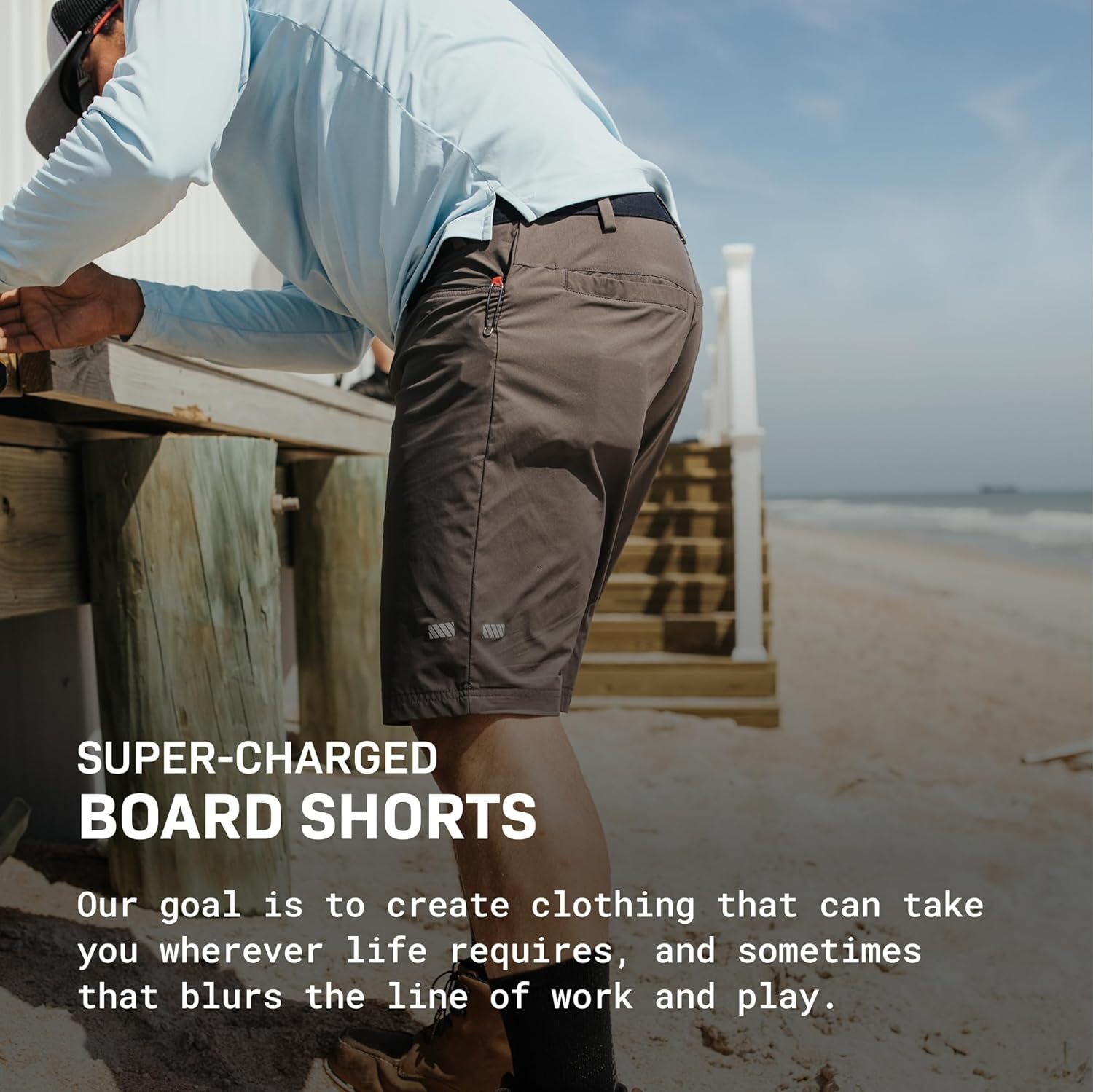 Cloud - Men's Workwear Shorts, Breathable, Moisture Wicking, Technical Work Utility Shorts
