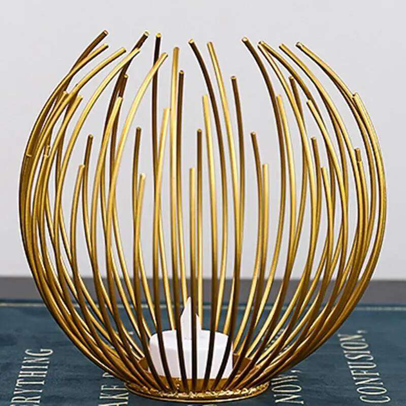 Metal Holder Tea Light Candlestick Iron Art Geometric Candle Stand For Home Decor Table Centerpiece Wedding Party XJ260305
