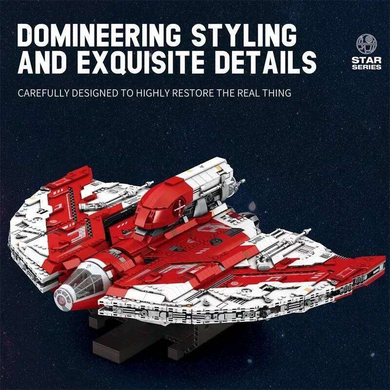 5749PCS UCS T6-Shuttle Spacecraft Model Building Blocks Space Jet Aircraft Moc Bricks DeskTop Display Holiday Gifts For Kids Toy Z260306