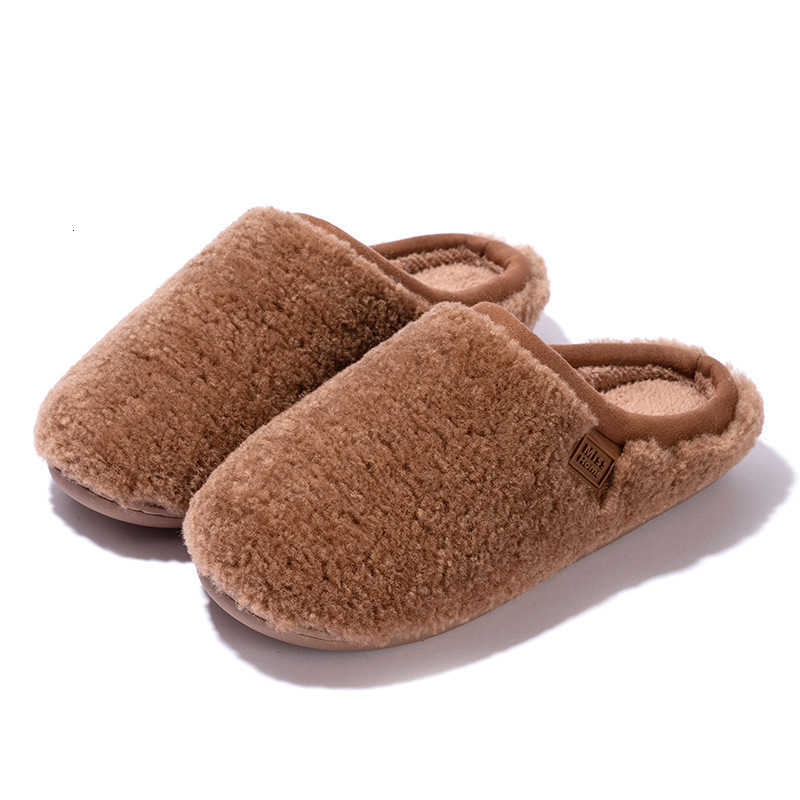 2025 Autumn Winter Plush Slippers for Women Home Indoor Non-Slip Warm Floor Fleece Cotton Slippers Men Maternity Shoes S260305
