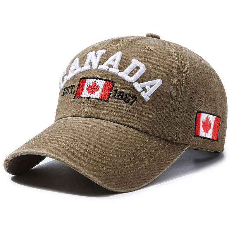 Men And Women Fashion Trend Hat CANADA Letters Cotton Versatile Baseball Cap Y260304