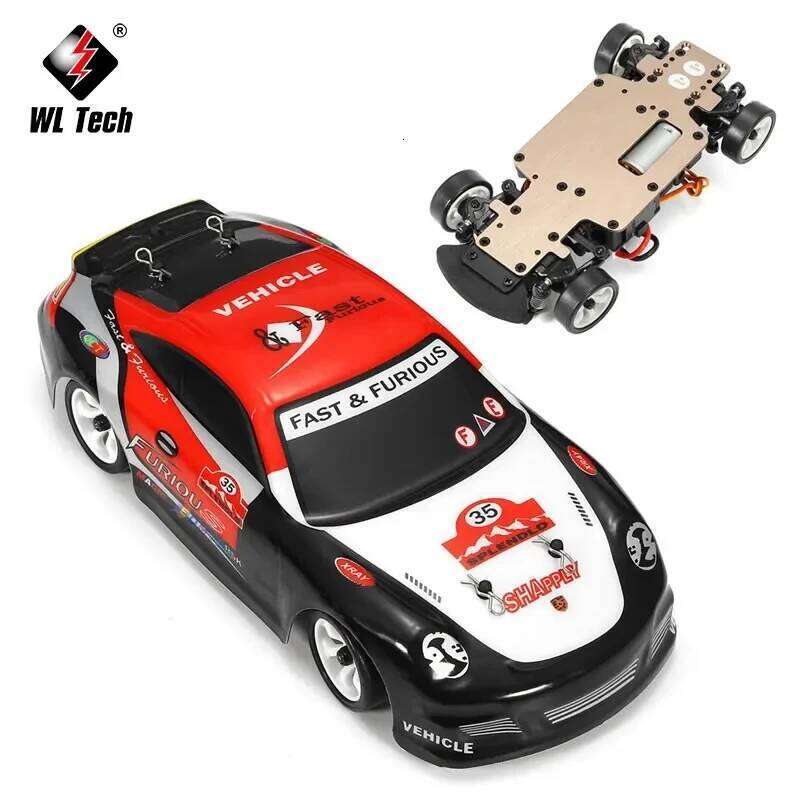 WLtoys 2.4G RC Drift 1/28 4WD 30KM/H Remote Control High Speed Four Wheel Drive Radio Controlled Mini Racing Car Model C260305