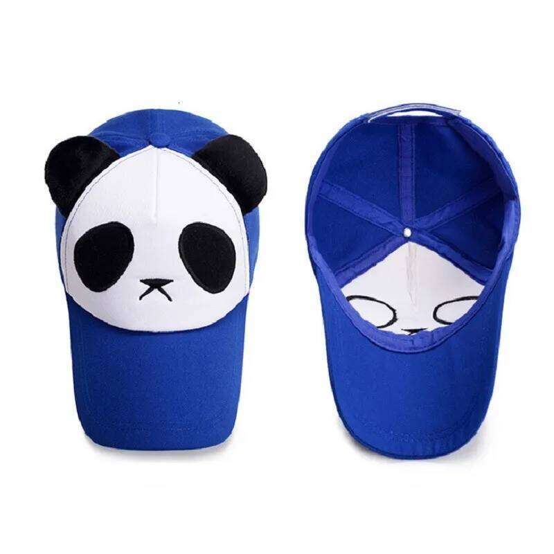 Summer Cute Panda Baseball Caps For Men Women Cotton Hip Hop Snapback Hats Sun Protection Boys Girls Outdoor Gorras Dropshipping Y260304