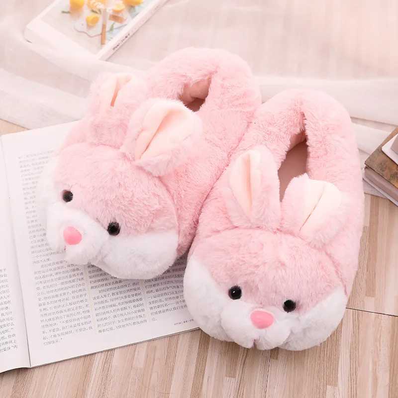 House Slipper Cloud Womens Rabbit Winter Warm Plush Indoor household Casual Flat Female Home shoes Sneaker Footwear Flip Flops S260305