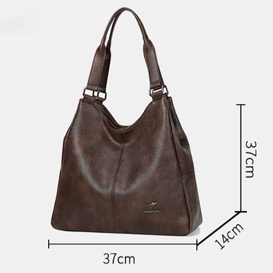 Three Layers Genuine Tote Bag Handbags for Women Mom Shoulder Hand Bag Designer Top Quality Soft Pu Leather Sac New H260306