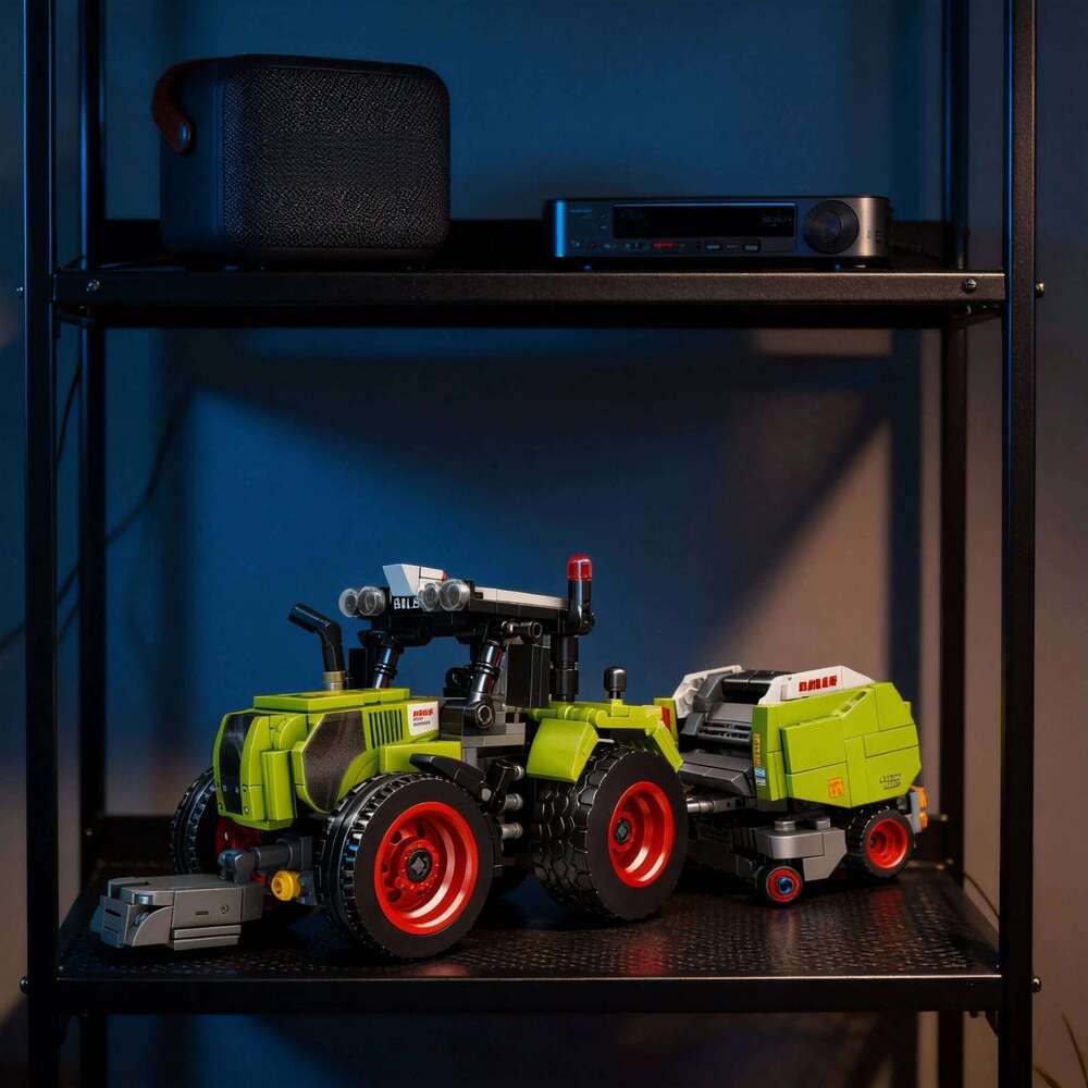 City Classic Old Fashioned Car Building Block Walking Tractor Truck Brick DIY Toys for Children Boys Z260306