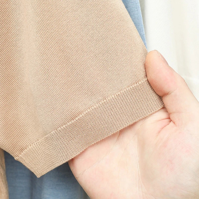 Mens Lyocell Polo Shirt - Summer Essential 100 Breathable Tencel Wrinkle-Free Eco-Friendly Soft Handfeel 17 Colors Available 260304