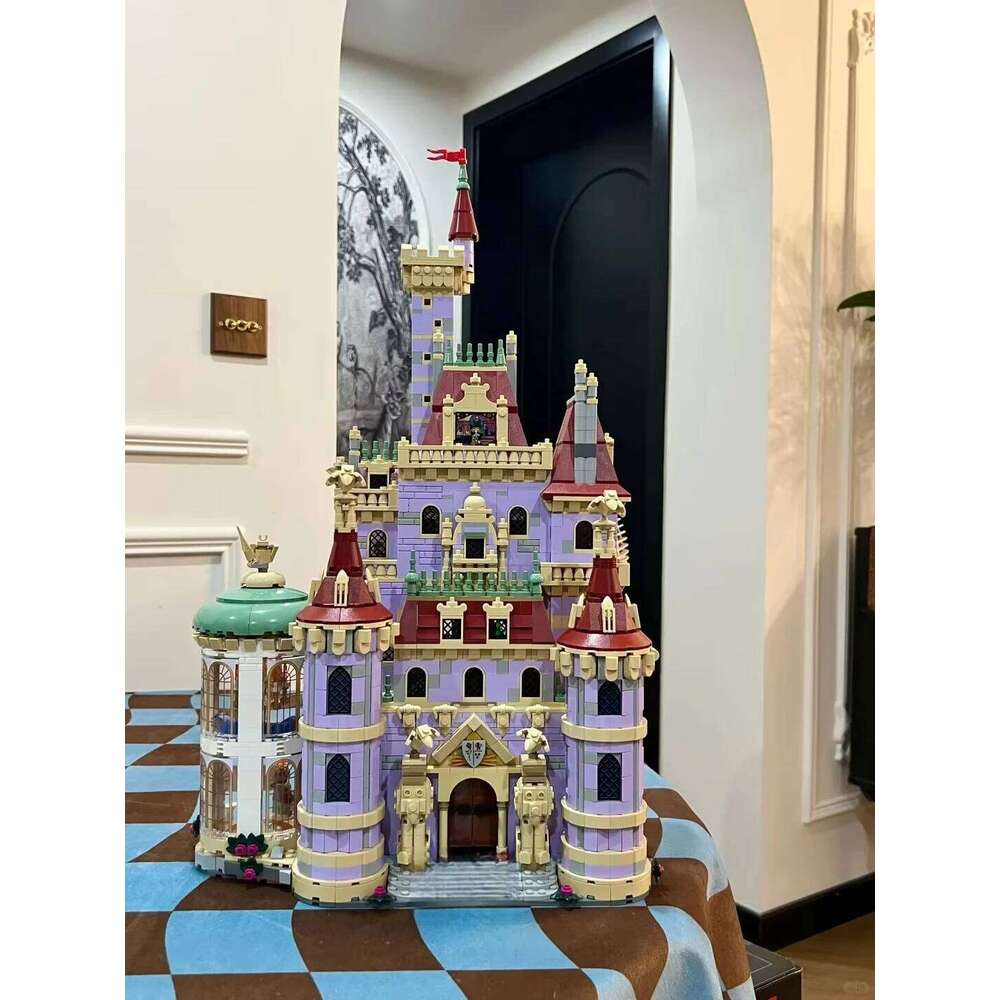 New Romantic castle model brick decoration birthday building block toy gift for boys and girls Z260305