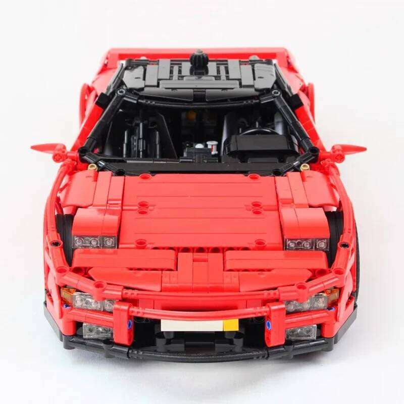 New 90' NSX type 1 red Supercar Racing Car Vehicle Sport Model Building Blocks Bricks Kid Educational Toy Birthdays Gifts Z260305