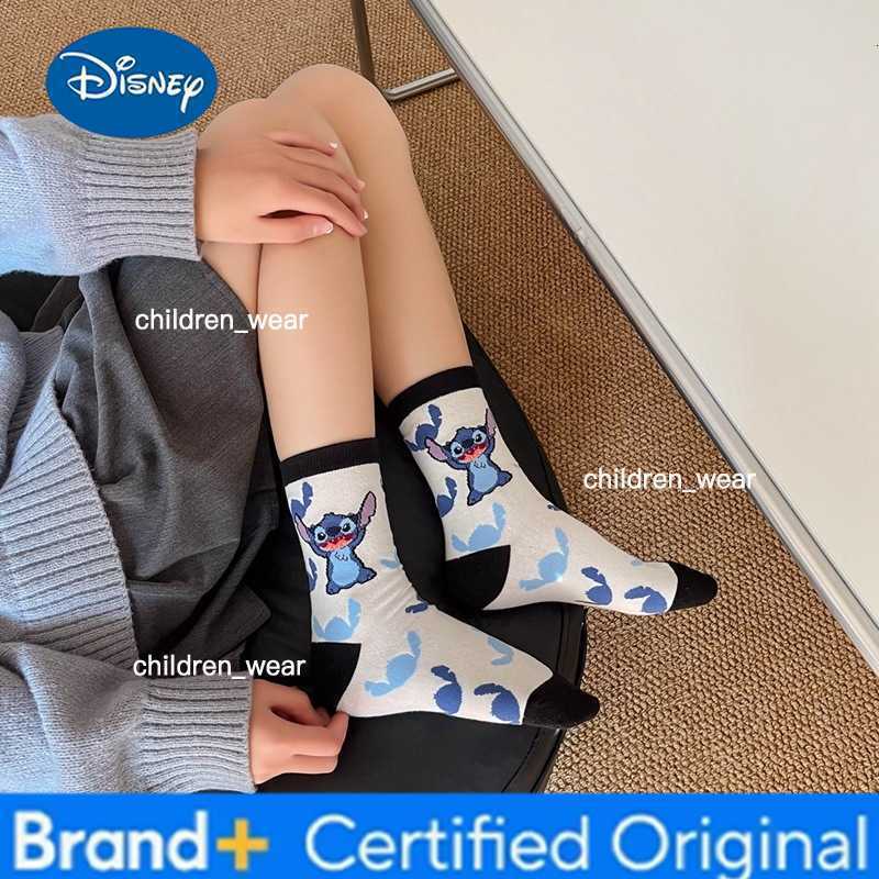 Disney Special Offer In Stock Stitch Anime Lilo Stitch Cotton Midtube Stockings Socks Anime Peripherals Fans Or Kids Birthday Gift H260306
