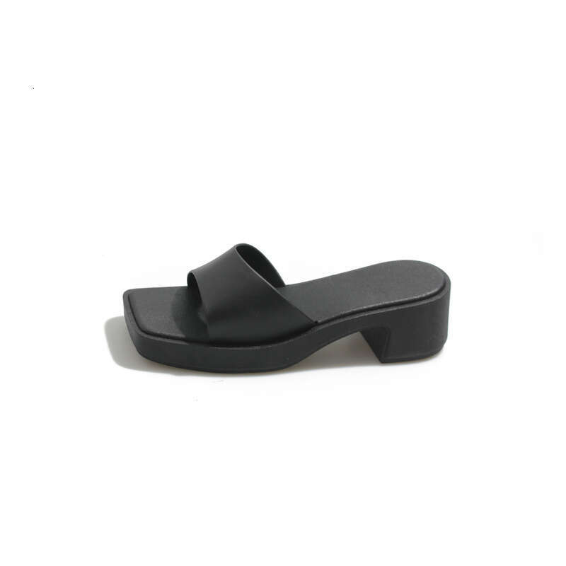 designer sandals hot designer shoe trendy heel slippers for women summer outdoor thick sole non slip fashion versatile sandals comfortable skirt match