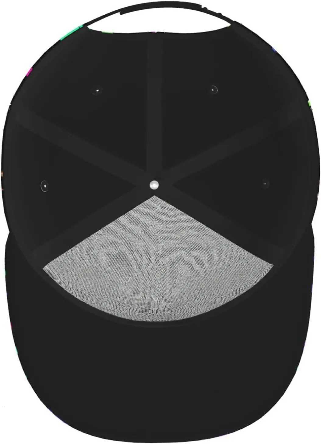 Splatter Neon Baseball Cap for Men Women Adjustable Trucker Hat Snapback Sun Dad Cap Lightweight Unisex for Summer Sport Travel S260306