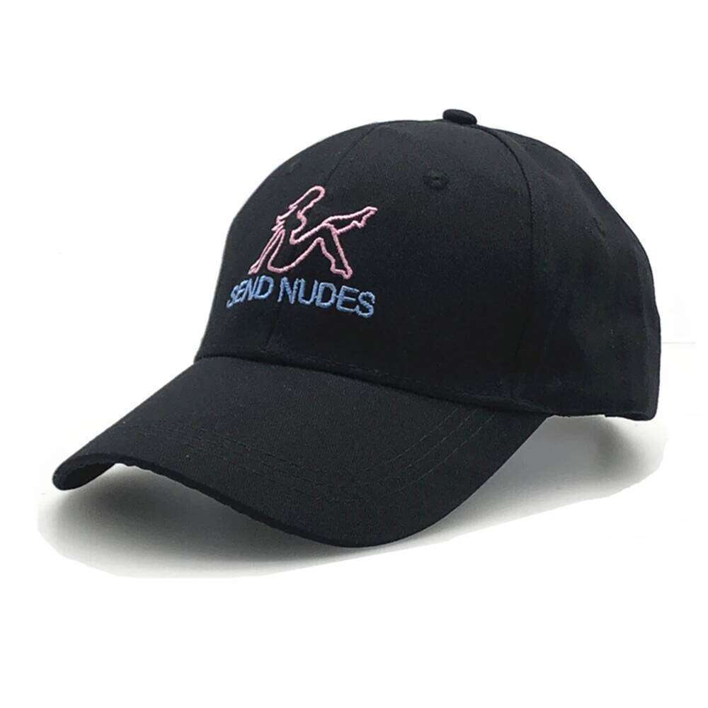SEND NUDES Baseball Cap Fashion Cotton Embroidery Snapback Men High Quality Summer Dad Hat Male Kpop Sports Dropship Y260304