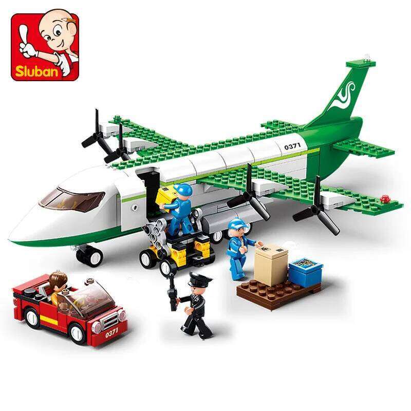 New Civil Aviation Airport Airplane Airbus Model Building Blocks Bricks Friends Sets Construction Educational Toys For Children Z260305