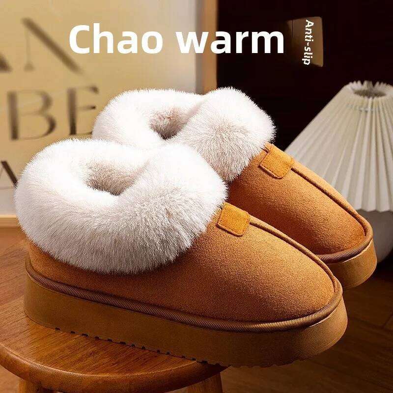 2025 Women's New Thickened Bottom Snow Boots Winter Foot Protection Outerwear Cotton Warm Shoes EVA Material Chinese Origin