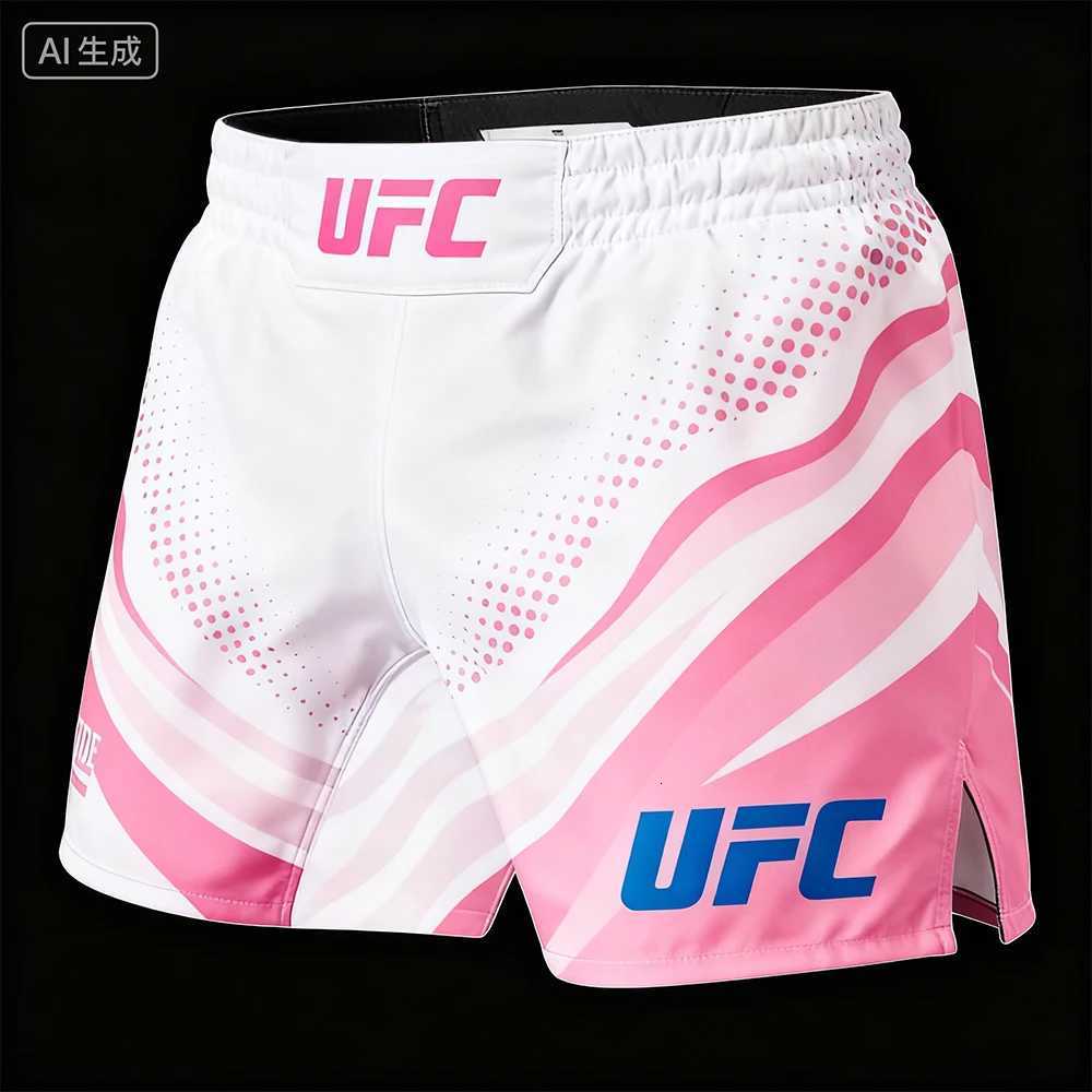 New MMA Fighting Night Shorts Mens Oversized Breathable Speed Drying Boxing Training Shorts Octagonal Cage Jujutsu Shorts X260306