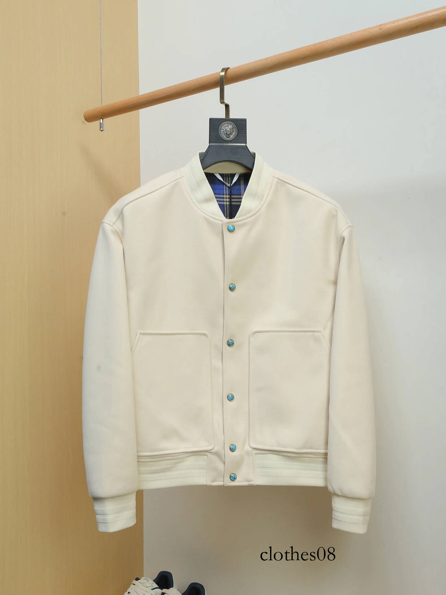 Slim Fit ort Baseball Collar Jaet Men's Faion Brand Spring Autumn New Sle Polyester Fiber ket Long Sve Button C...