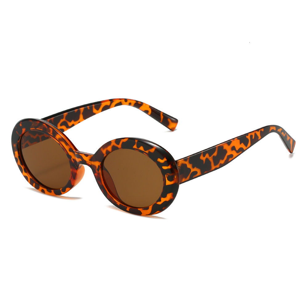 European and American Oval Cool Square New Style Personality Retro Fashion UV Protection High-end Sunglasses