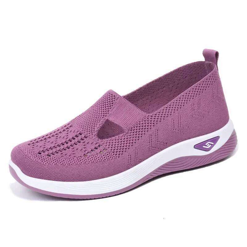 2024 Summer New Comfort Casual Women's Fashion Soft Sole Breathable Hollow Out Flat Shoes for Women Zapatos De Mujer