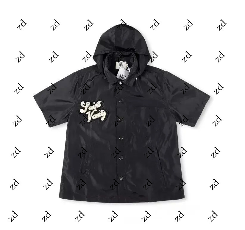 saintvanity Shirt Mens Designer t shirt saint vainty popular retro high street womens sleeved shorts ins same style letter printed casual short 5ff