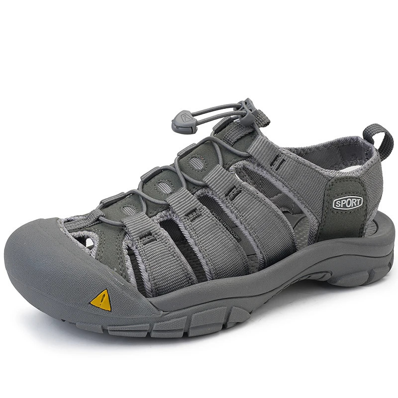 Fashion Mens Casual Mesh Outdoor Beach Sandals Light Breathable Shoe for Men Anti-slip Waterproof Sandal Man Comfortable Shoes 260227