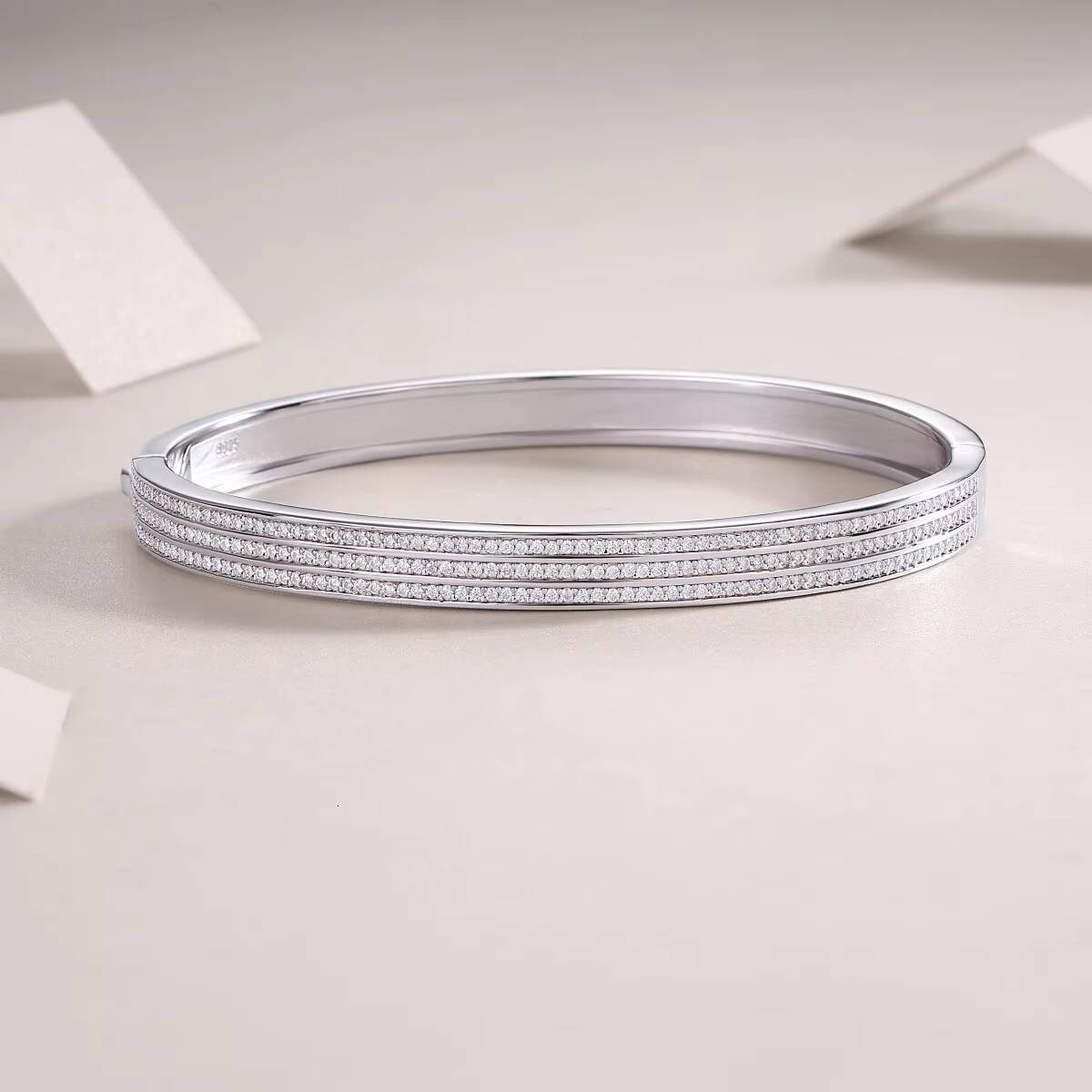Women Custom Fashion Jewelry 925 Sterling Silver Moissanite Diamond Bracelet for Women Banquet Engagement Jewelry Bracelet Gifts