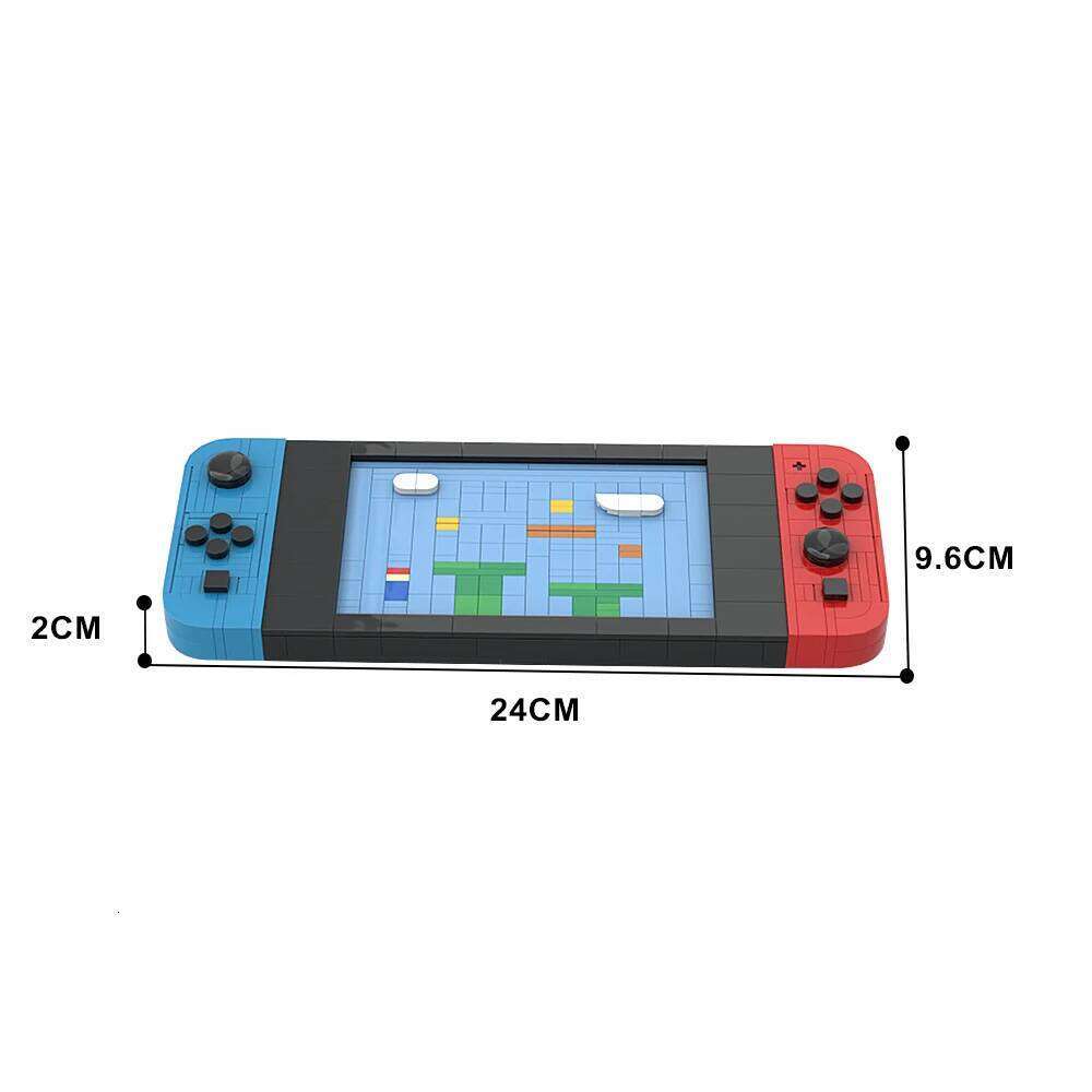 MOC Switchs Game Console Building Blocks Nintendoed Entertainment System Model Bricks Kid Toys Birthday Gifts Z260305