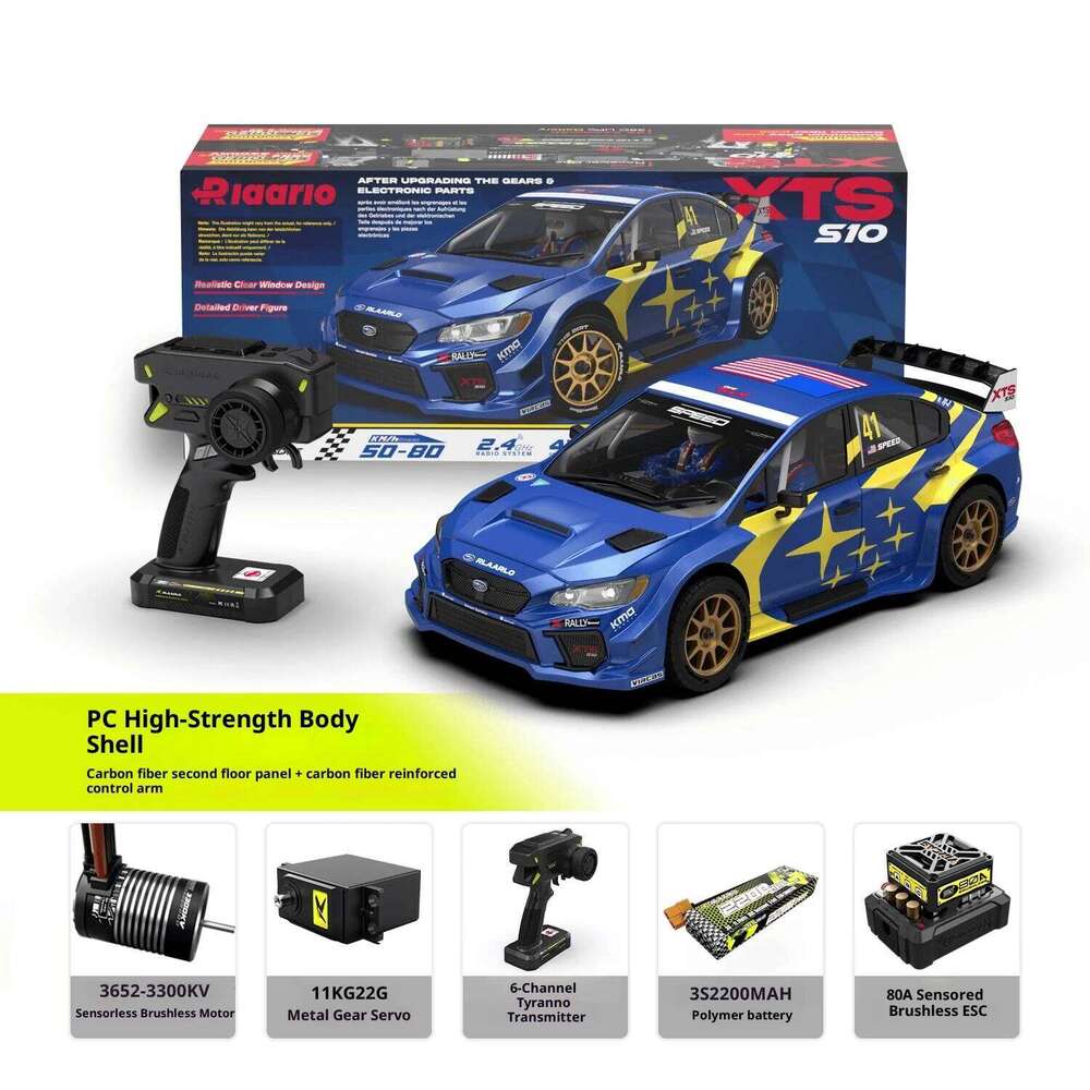 Leilalo XTS-S10 1/10 Scale Remote Control Electric Four-Wheel Drive Rally Car Brushless Off-Road RC Model Vehicle C260305