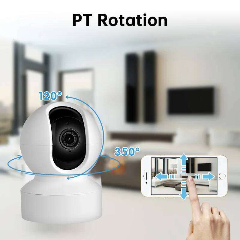Tuya 4K 3MP Mini PTZ Dome Wifi Digital Zoom Smart Home IR Pets Baby CCTV Security Wireless IP Camera 26W0306