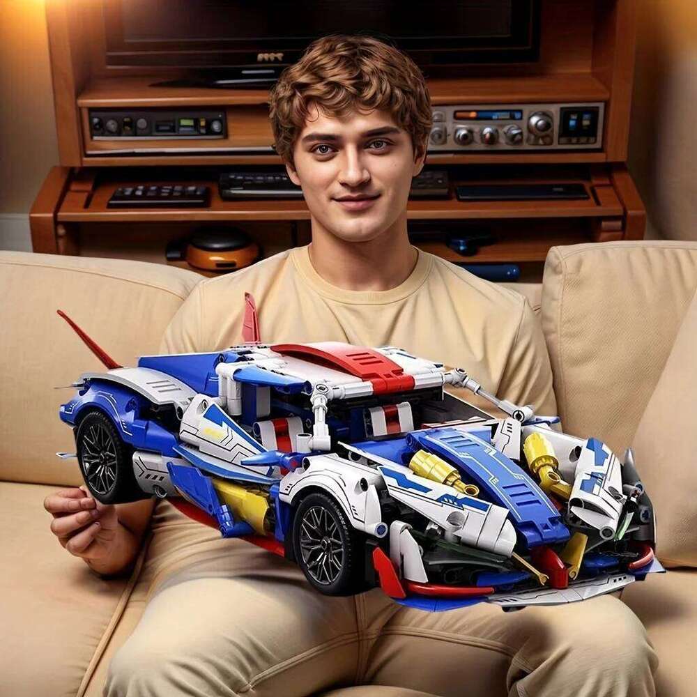Supercar building block set, helios racing car model, perfect gift for birthday, Christmas, Halloween, New Year party Z260306
