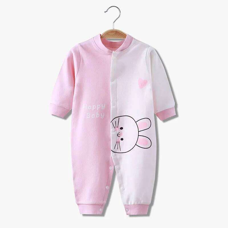 2021 Winter Newborn Pajamas Baby Funny Toddler Clothes Fashion Lovely Infantil Romper Girls Onesie 3 6 12 24 Month Z260306