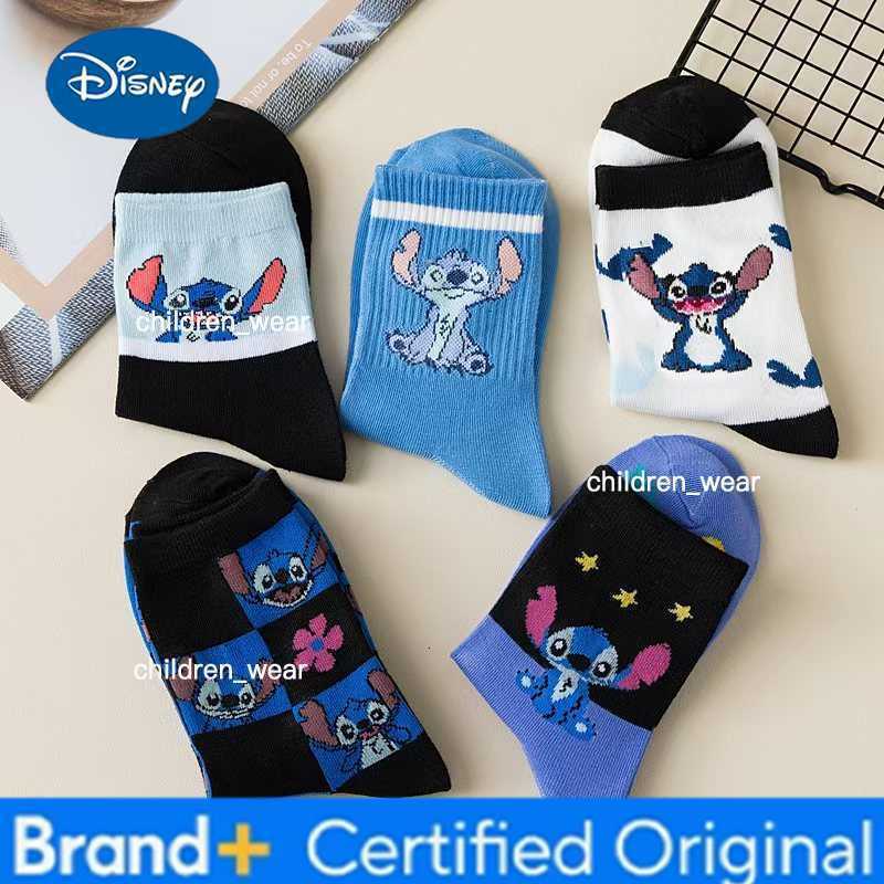 Disney Special Offer In Stock Stitch Anime Lilo Stitch Cotton Midtube Stockings Socks Anime Peripherals Fans Or Kids Birthday Gift H260306
