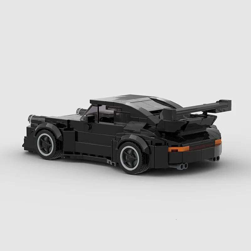 911turbo Block MOC Black Bird 930 Turbo Building Blocks Car Championed Racing Z260305