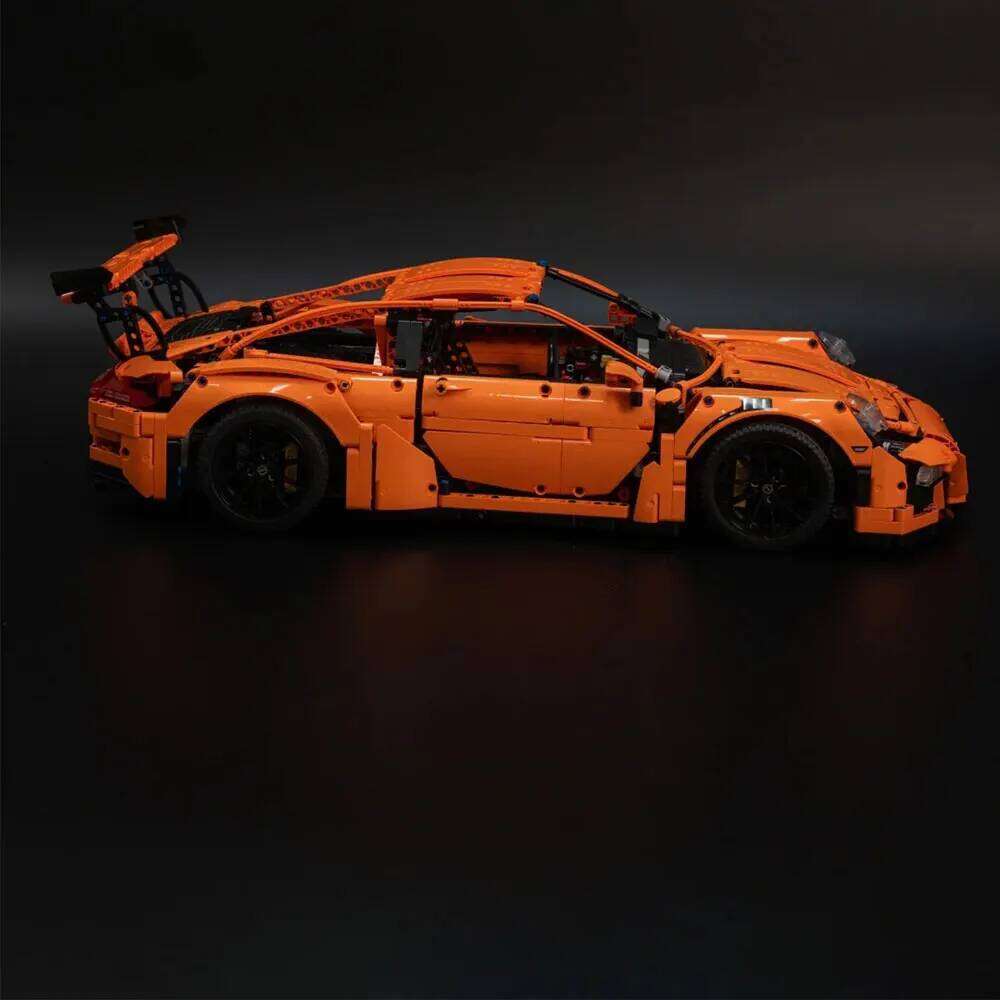 2704PCS Technical Orange GT3 RS Sport Car Building Blocks Supercar Assemble Bricks Vehicle Toy Gift For Children Adult Z260305