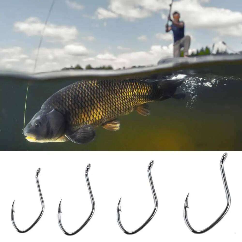 Mustad Sharp Circle Fishihook Set Japan Catfish Sea Hook Fishing Hooks Barbed Fishhook Y260305