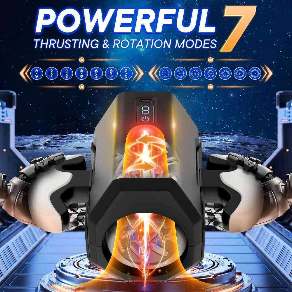 Automatic Masturbator Telescopic Masturbators Pocket Pussy Male Stroker Open-ended Adult Equipment Sex Toy for Men W260305