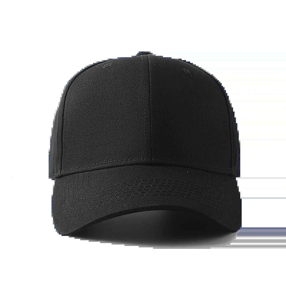 Classic Unisex Plain Baseball Cap with Adjustable Metal Buckle Closure, 100% Cotton and Multiple Colors Available Y260304