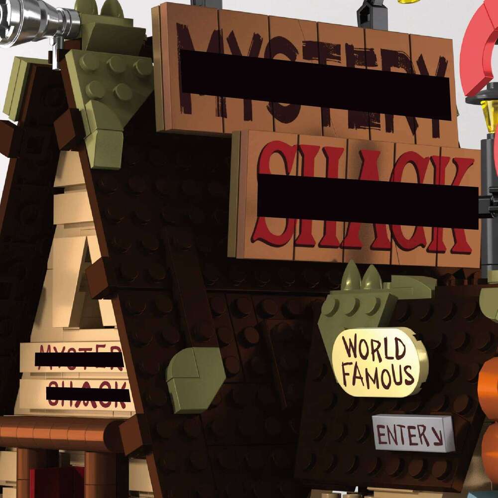 The Mystery Shack Modular Gravityed Fall house Building Block Fans Toy for Kids Birthday Gifts Farm Architecture Bricks Model Z260305