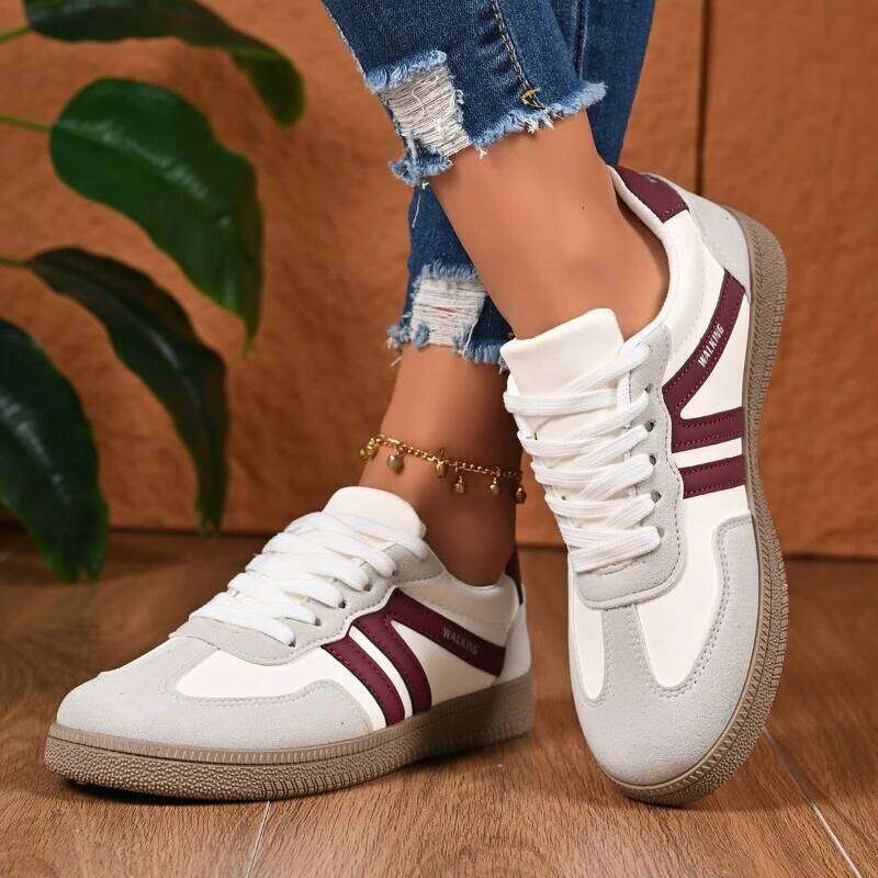 2026 Spring Autumn New Women's Wear resistant and Comfortable Sports Fashion Lace up Low cut Casual Shoes