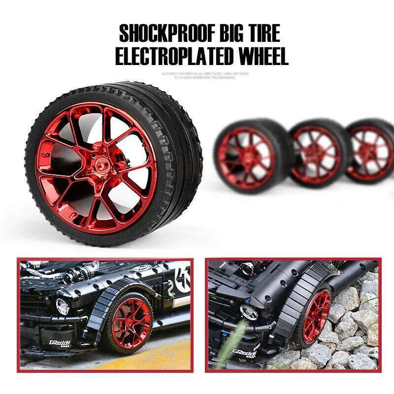 2943pcs City Technical APP Remote Control Mustang Racing Car Building Blocks Model MOC-22970 Bricks Adults Toys Kids Gifts 13108 Z260306