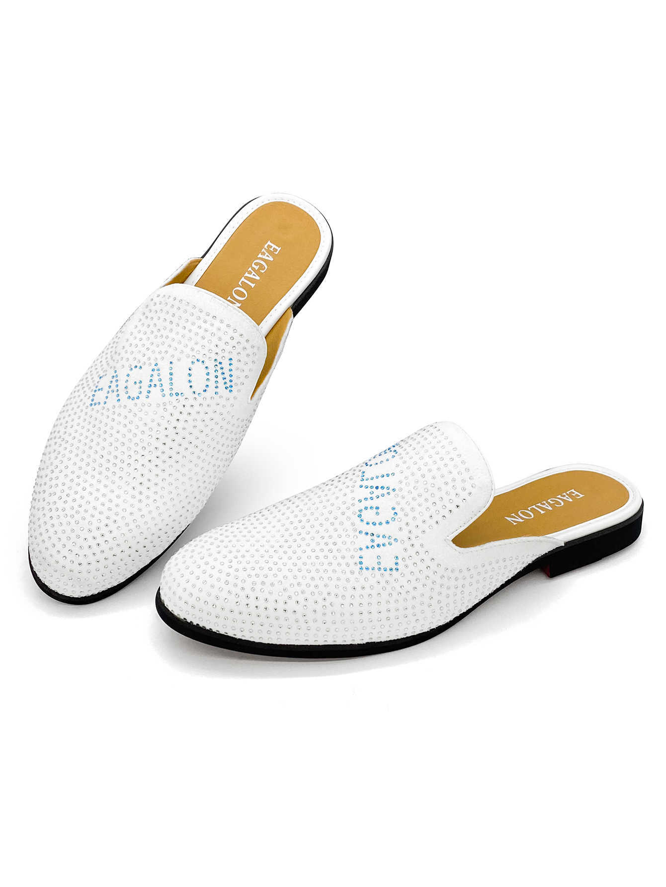 Classic Wedding Slippers Designer Men Shoes Causal Outdoor Flat Slides Daily Mens Sandals Fashion Party Shoes E87Y