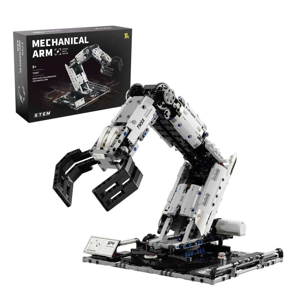 1029PCS Robotic Building Blocks Set Remote Mechanical Arm Model Bricks Desktop Decoration Diy Toys For Kids Holiday Gifts Z260305