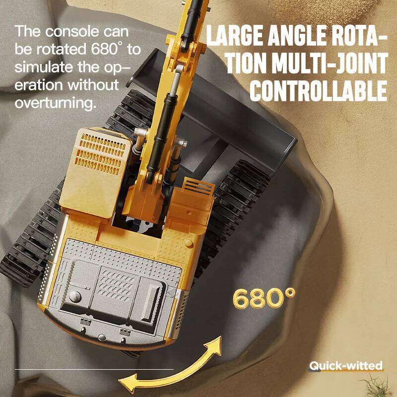 Large alloy remote control excavator toy car, little boy electric excavator, car engineering vehicle, children's shovel C260305