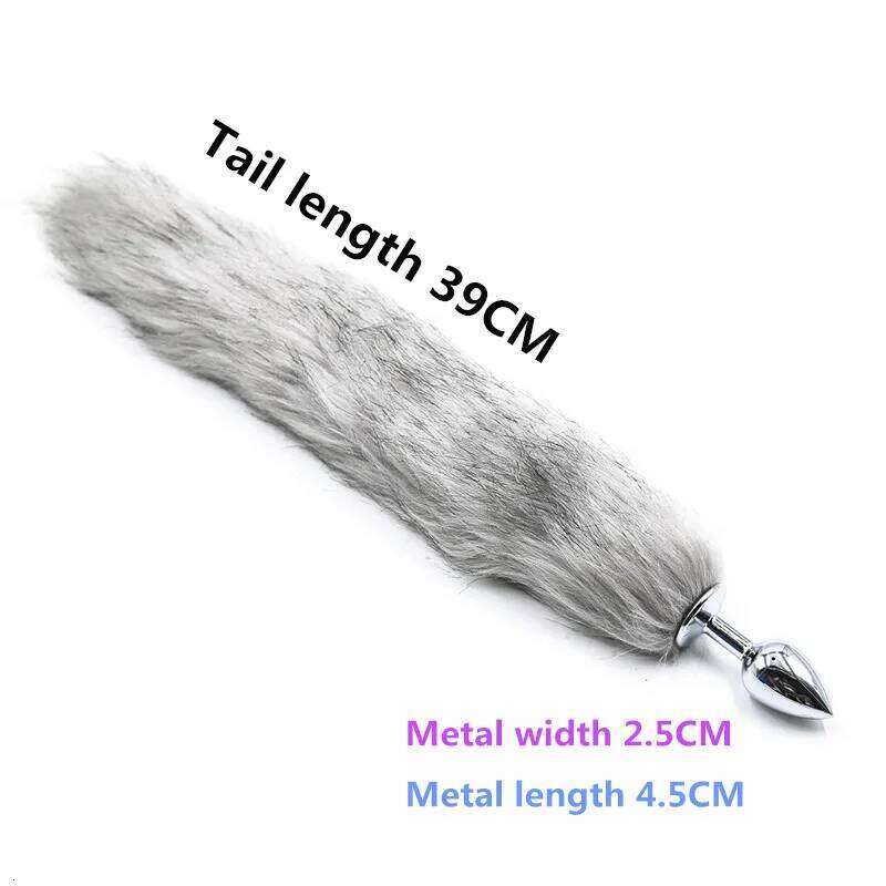 Bsdm Fox Tail Anal Butt Plug G-spot No Vibrator Adult Toys For Women Men Couples Games Buttplug Sex Products W260305