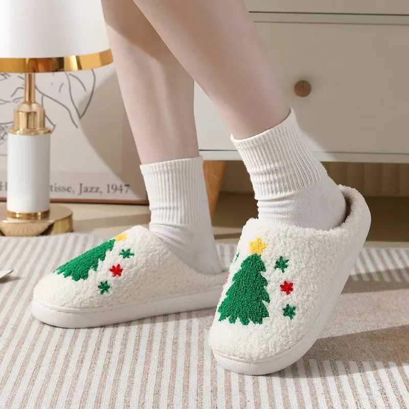 Mens New Autumn and Winter Checkerboard Cotton Slippers Cute and Simple for Men and Women Couples Indoor Home Plush Warm S260305