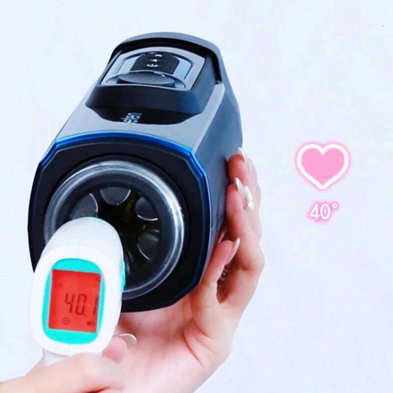 Leten Retractable High Speed Piston Male Masturbator Moaning Thrusting Heating Vagina Masturbation Cup Pussy Sex Toys For Men W260305