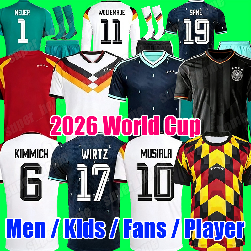 Germany jersey 2026 World Cup 25 26 soccer jerseys Kit Women football shirts men kids set goalkeeper Deutschland HAVERTZ GNABRY Long sleeves goalkeeper training