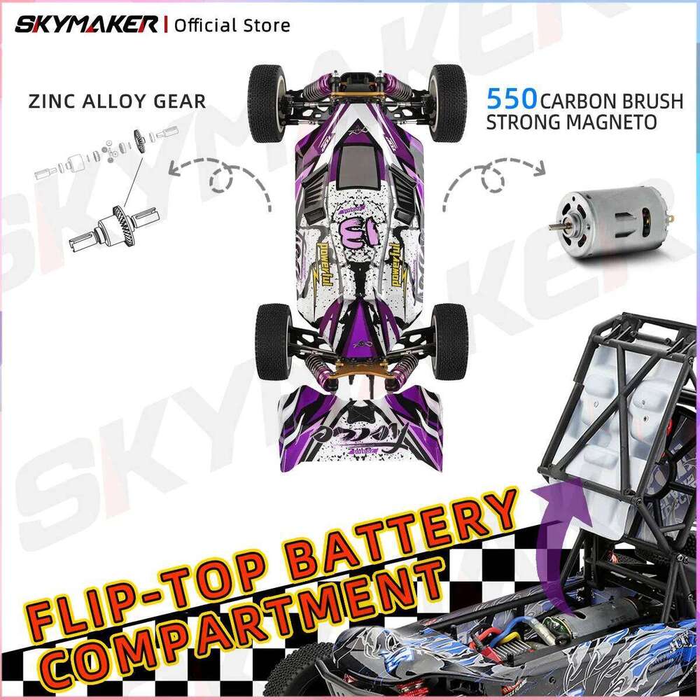 Wltoys RC 124018 124019 1/12 RTR 55km/h High Speed Remote Control 4WD Off-Road Climbing Racing Vehicle Car Toy for Boys Gift C260305