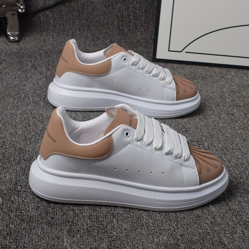 designer 2025 Summer shell-toe white sneakers, fashionable simple casual shoes, versatile men's and women's sports shoes